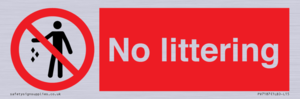 No littering